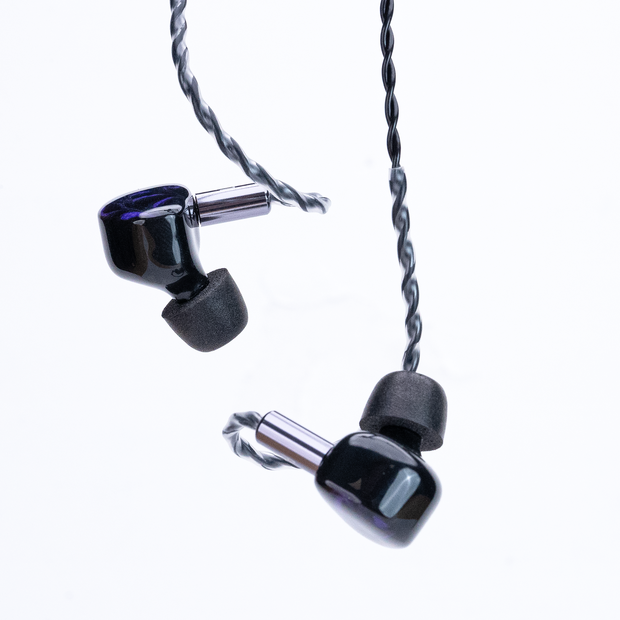 Memory Foam Isolation Earphone Tips Black 4.9mm Mercury