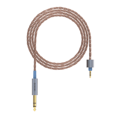 Dekoni Audio Ensemble Presplit PCUHD Twisted Cable with 6.35mm Unbalanced Connector (52")