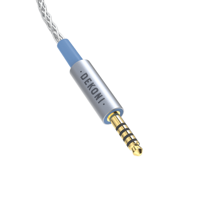 Presplit 4.4mm Balanced Silver Braided Cable