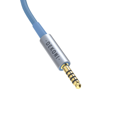 Presplit 4.4mm Balanced With Blue Nylon Woven Jacket