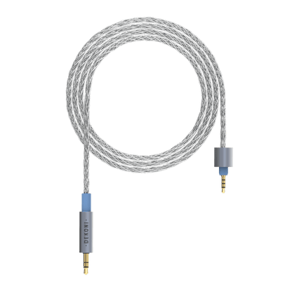 Presplit 1/8" Unbalanced Silver Braided Cable