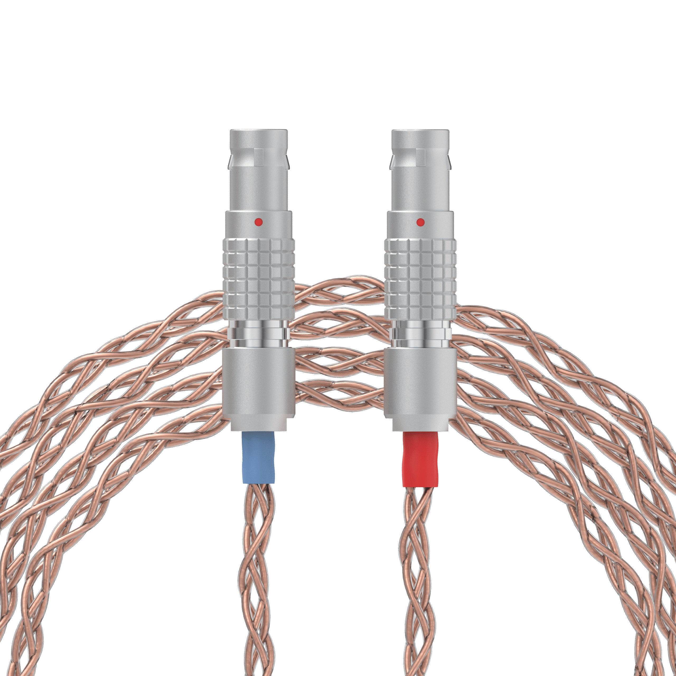 Post-Split PCUHD Cable with 2-Pin Lemo Plugs