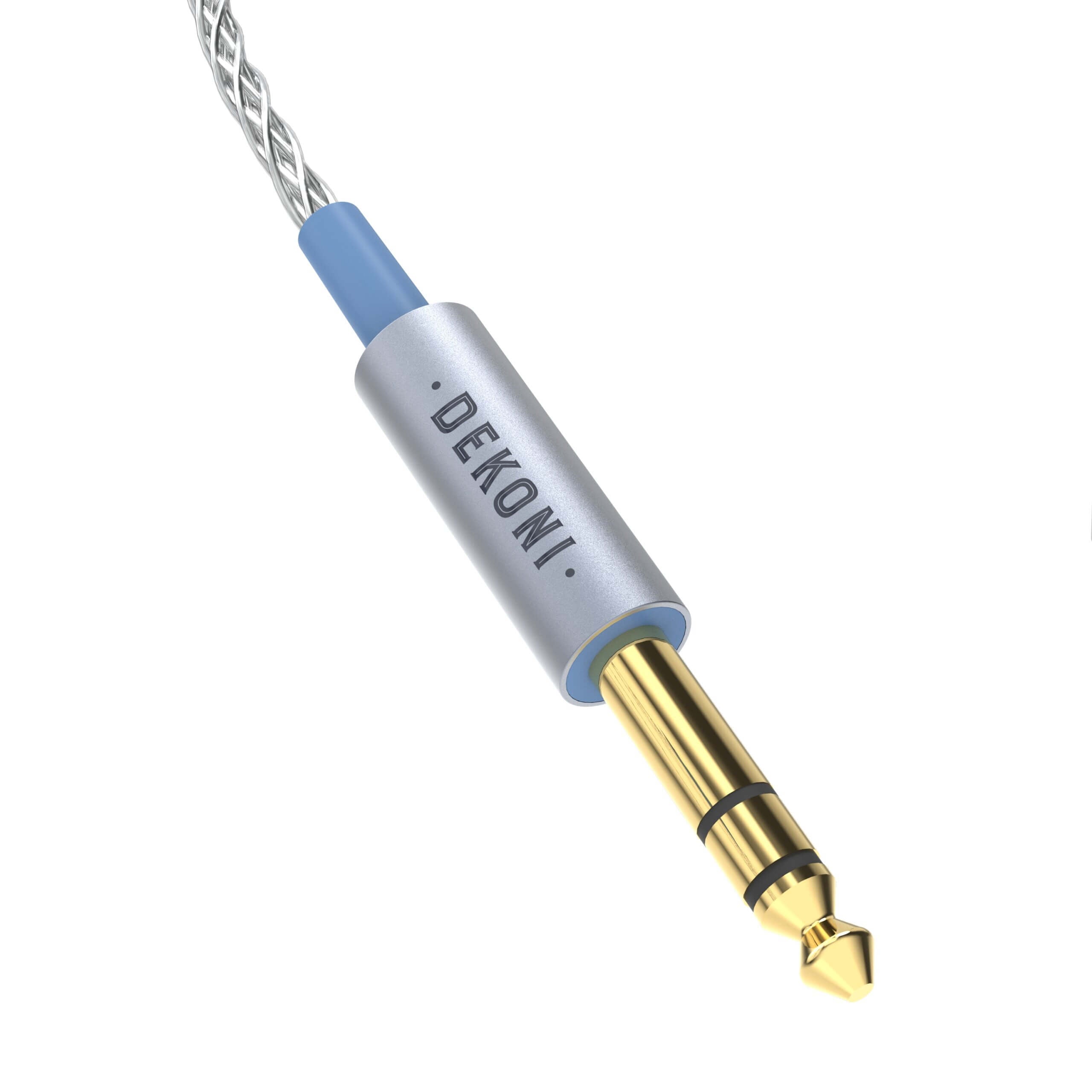 Dekoni Audio Ensemble 1/4" 64" Braided Cable with Single 3pin XLR Headphone Connector