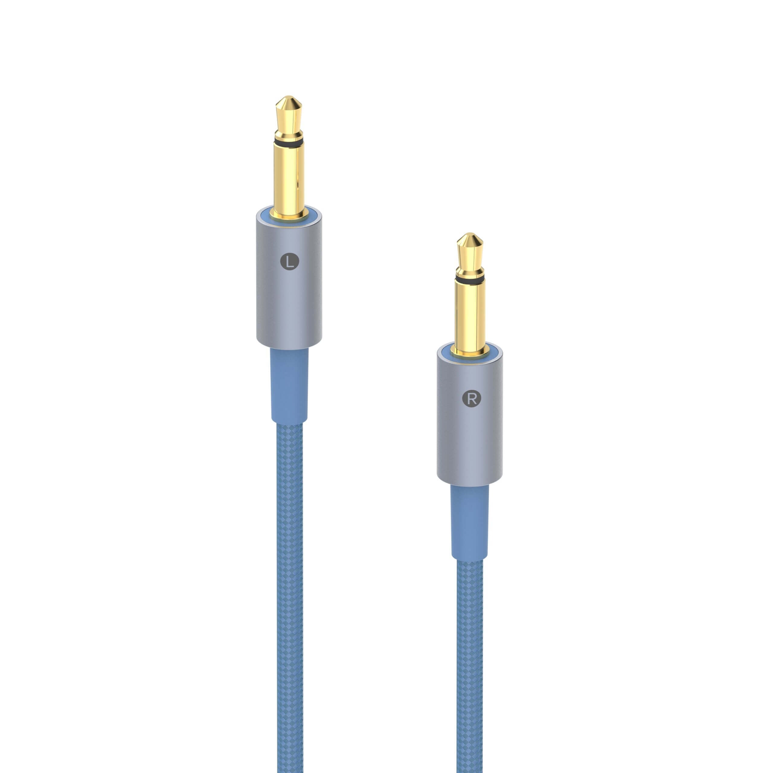 Dekoni Audio Ensemble 1/4" 52" Nylon Wrapped Cable with 3.5mm Headphone Connectors