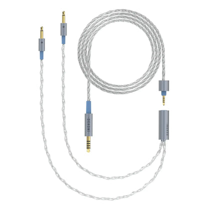 Dekoni Audio Ensemble 4.4mm 64" Braided Cable with 3.5mm Headphone Connectors