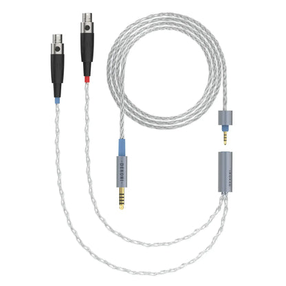 Dekoni Audio Ensemble 4.4mm 64" Braided Cable with 4-pin Mini XLR Headphone Connectors