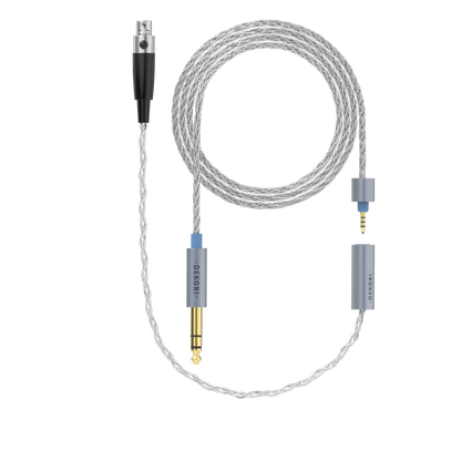Dekoni Audio Ensemble 1/4" 64" Braided Cable with Single 3pin XLR Headphone Connector