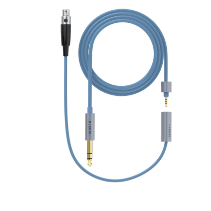 Dekoni Audio Ensemble 1/4" 64" Nylon Jacket Cable with Single 3pin XLR Headphone Connector