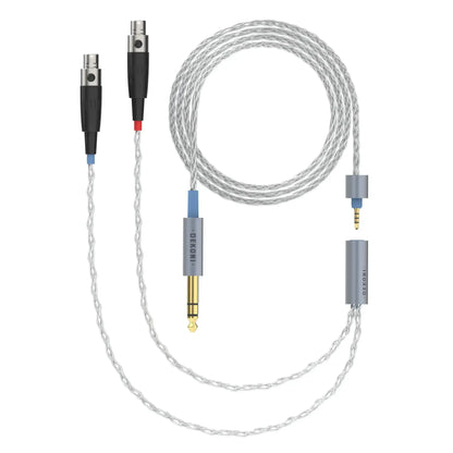 Dekoni Audio Ensemble 1/4" 64" Braided Cable with 4-pin Mini XLR Headphone Connectors