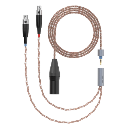 Dekoni Audio Ensemble 4-Pin XLR 64" PCUHD Cable with 4-pin Mini XLR Headphone Connectors