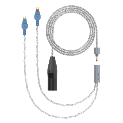 Dekoni Audio Ensemble 4-Pin XLR 64" Braided Cable Cable with 4-pin Mini XLR Headphone Connectors