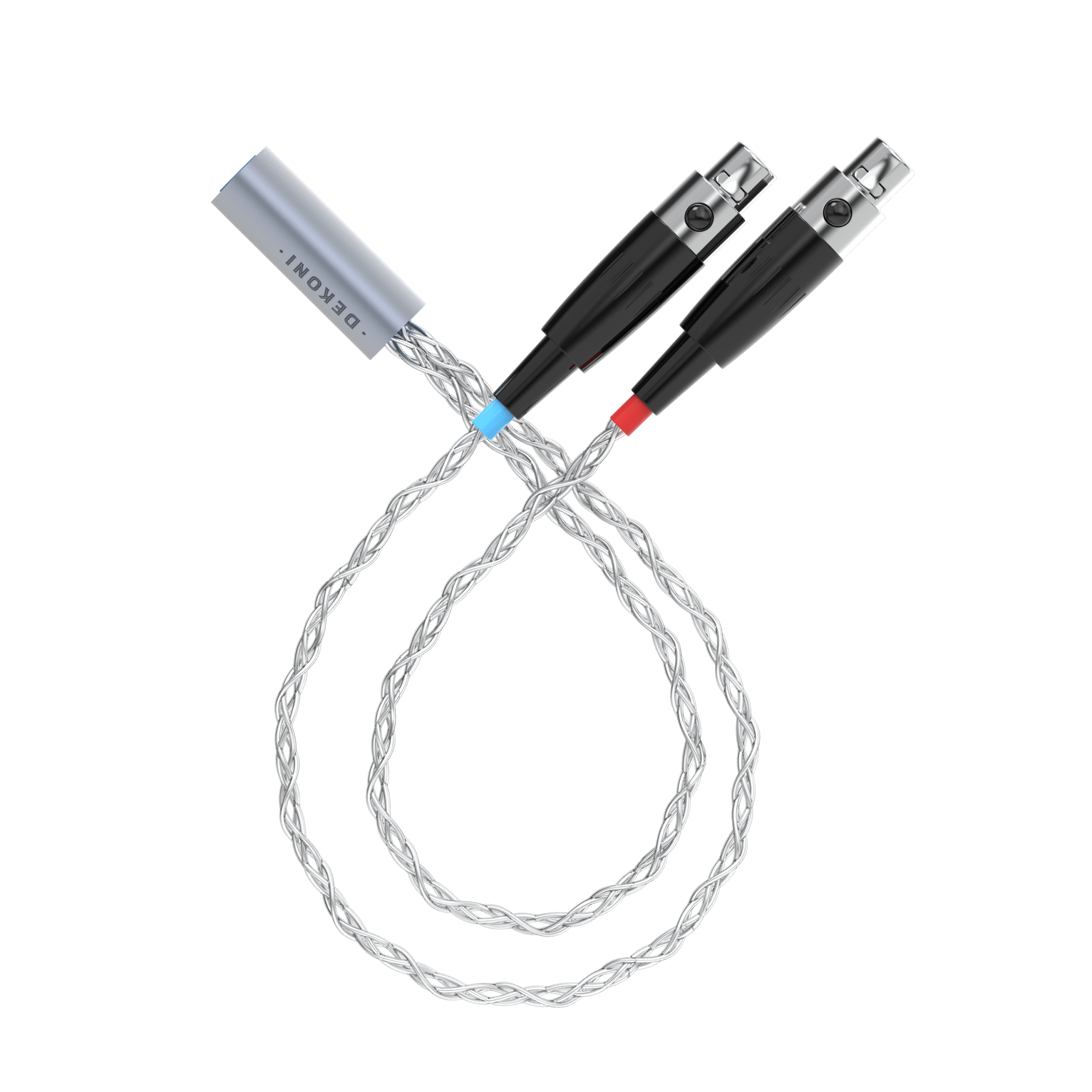 Dekoni Audio Ensemble 4.4mm 64" Braided Cable with 4-pin Mini XLR Headphone Connectors