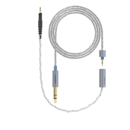 Dekoni Audio Ensemble 1/4" 64" Braided Cable with ATHM Headphone Connector