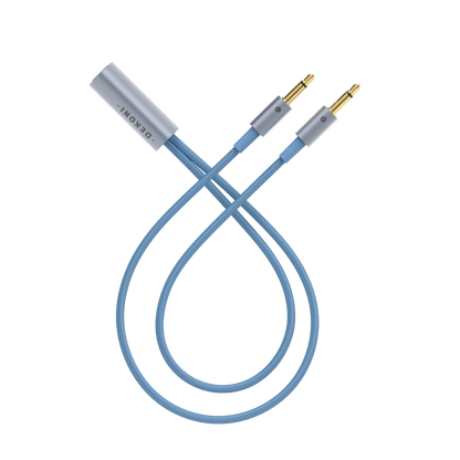 Dekoni Audio Ensemble 1/4" 52" Nylon Wrapped Cable with 3.5mm Headphone Connectors