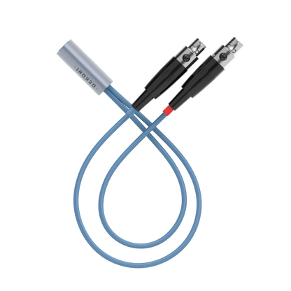 Dekoni Audio Ensemble 1/4" 52" Nylon Wrapped Cable with 4-pin Mini XLR Headphone Connectors