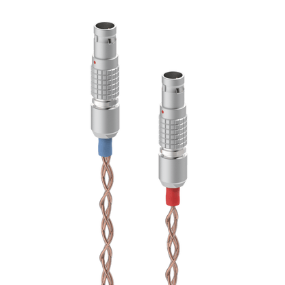 Dekoni Audio Ensemble 4-Pin XLR 64" PCUHD Cable with 2 Pin Utopia Lemo Headphone Connectors