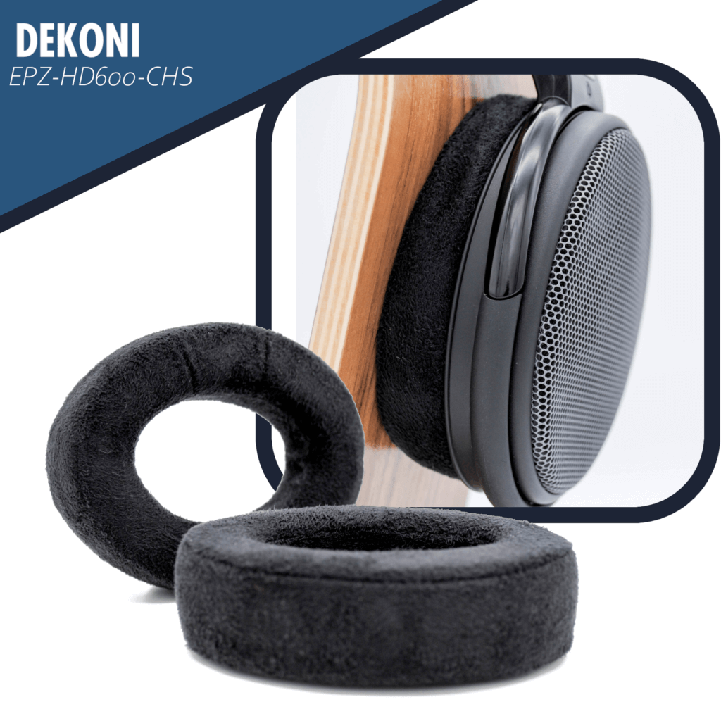 Dekoni Choice Suede replacement earpads for the Sennheiser HD6XX