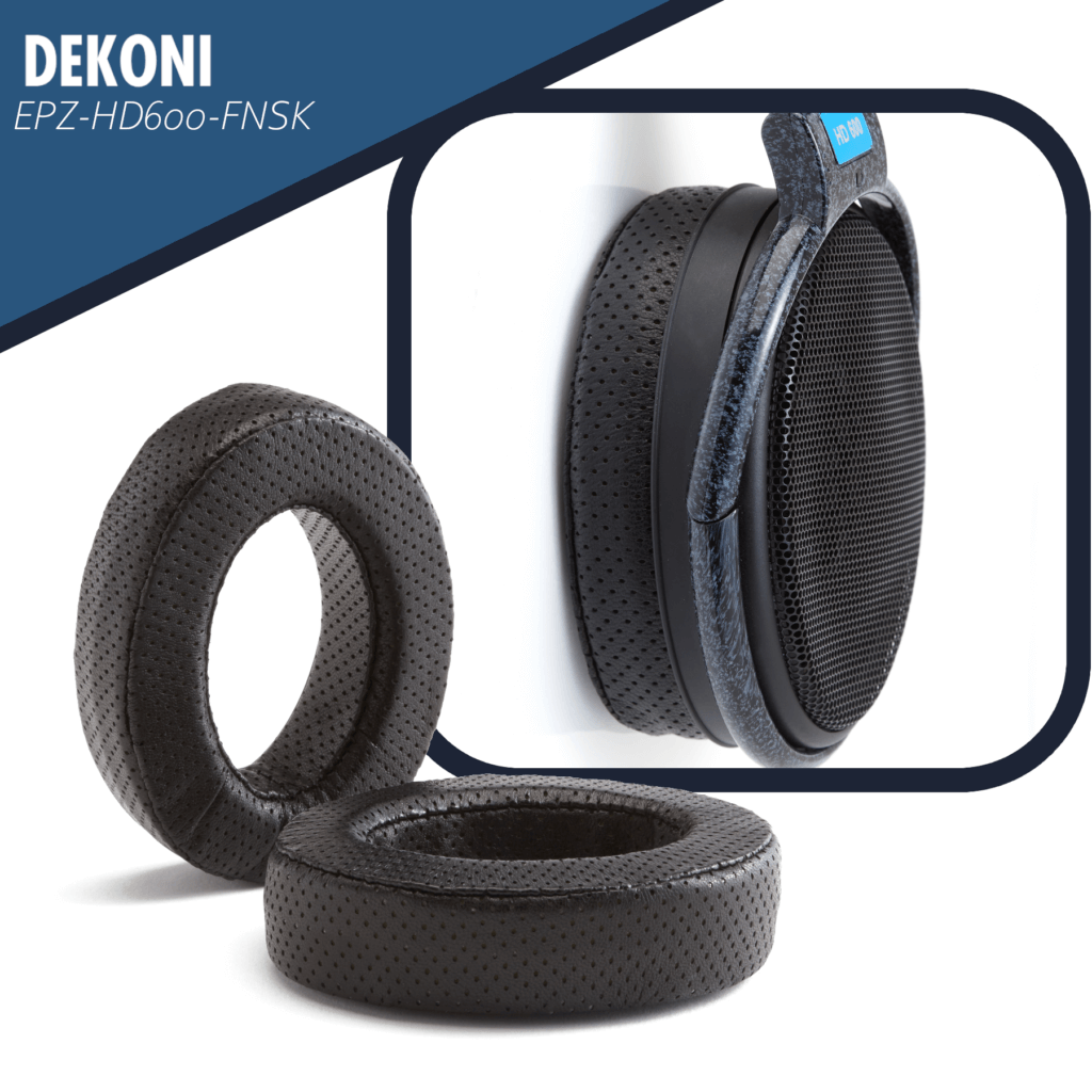 Dekoni Elite Fenestrated Sheepskin replacement earpads for the Sennheiser  HD6XX Series