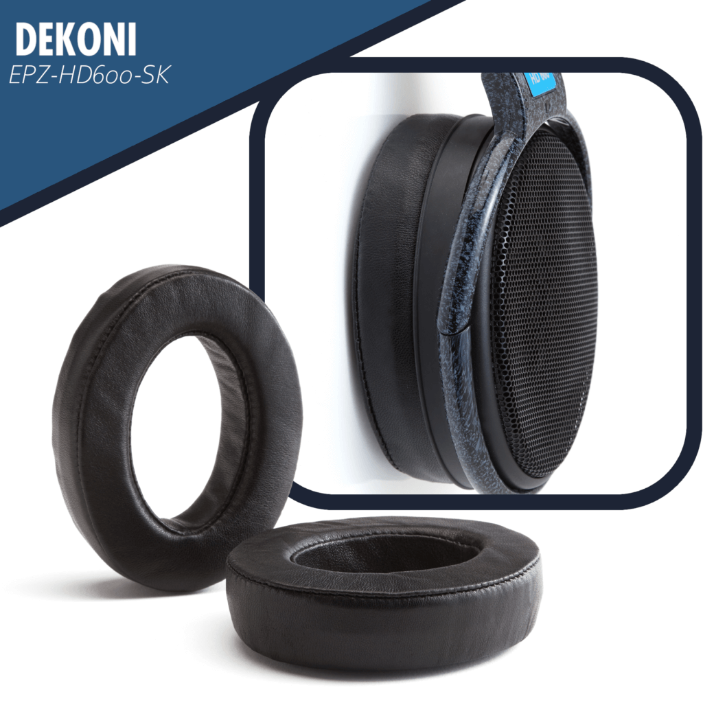 Dekoni Elite Sheepskin replacement earpads for the Sennheiser HD6XX Series