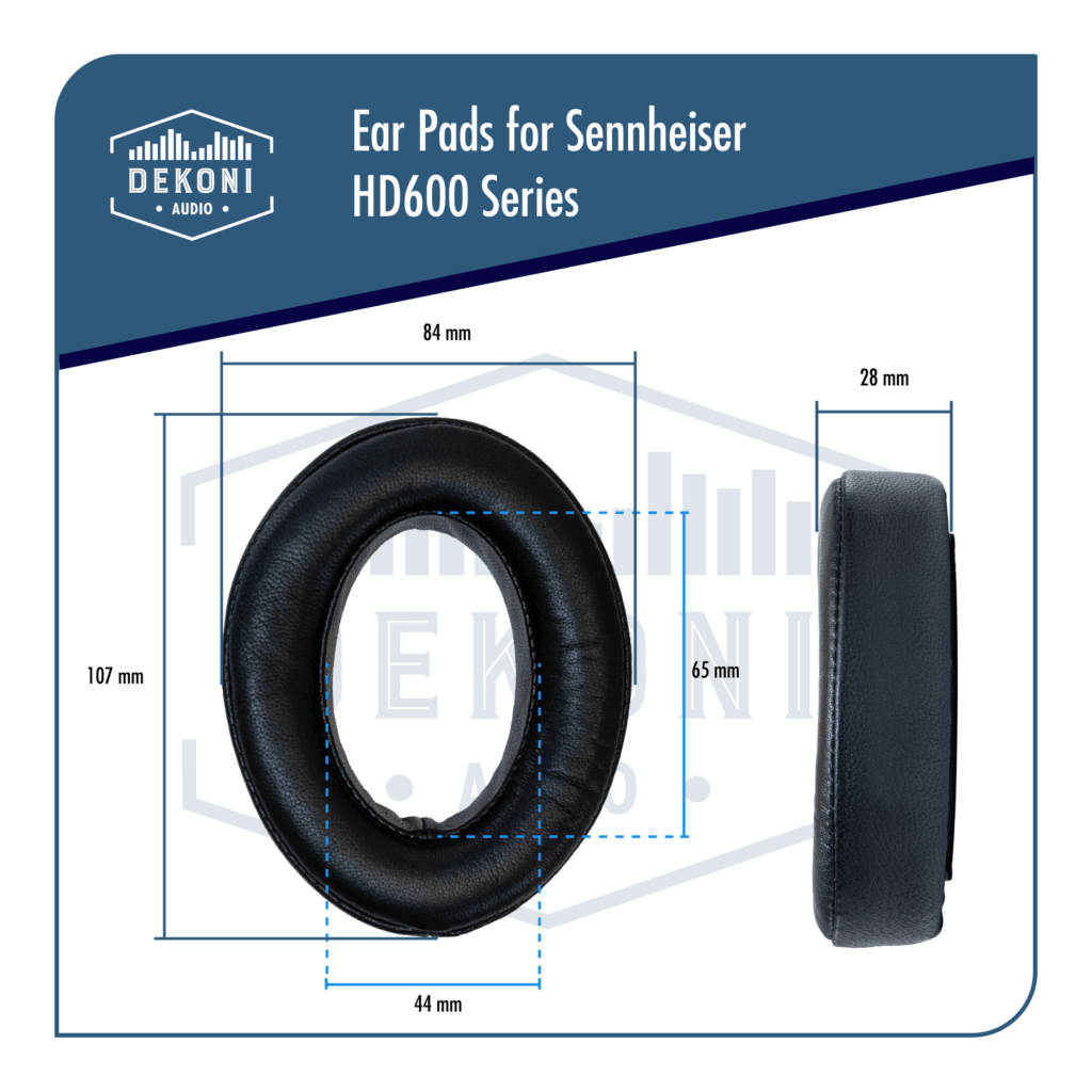 Dekoni Choice Suede replacement earpads for the Sennheiser HD6XX Series